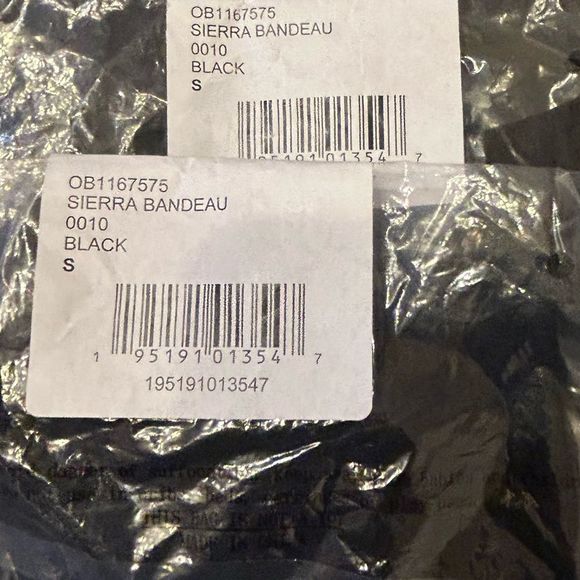 Free People Sierra Bandeau Bra Black New - Picture 6 of 7